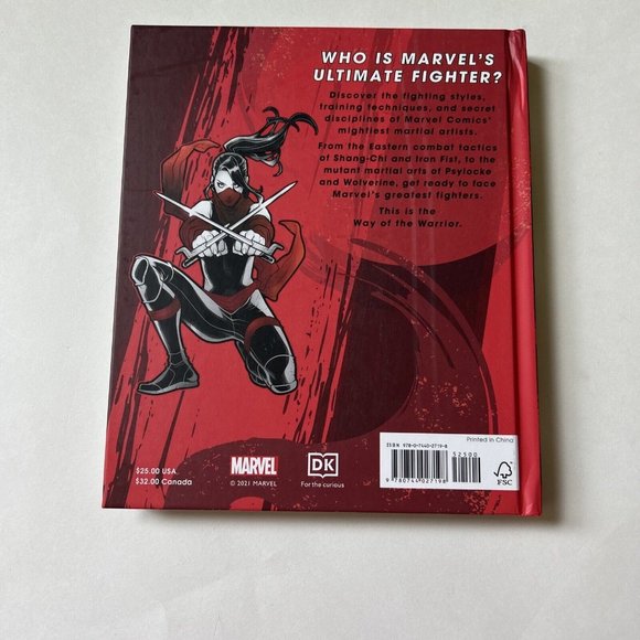 Marvel the Way of the Warrior book-Shang-Chi-Iron Fist-Psylocke-Wolverine-NEW - Picture 2 of 10